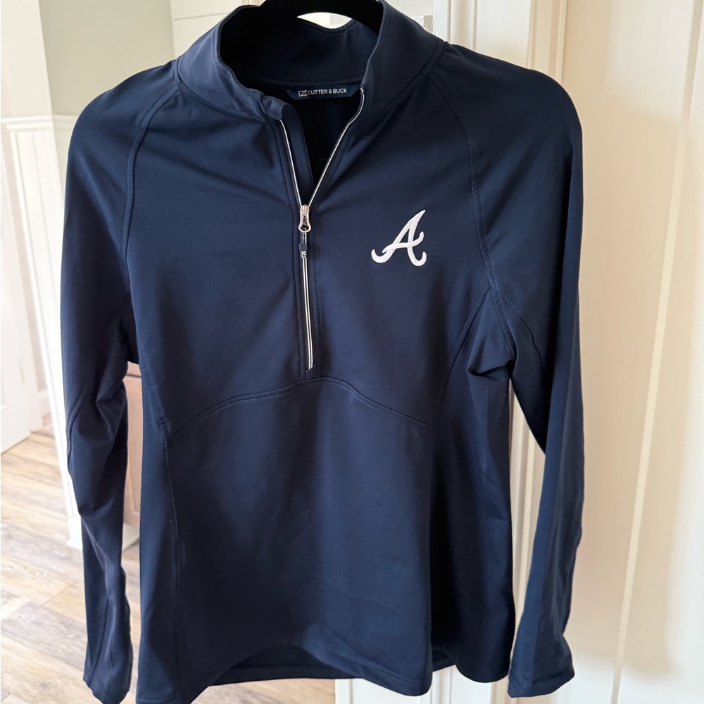 Cutter & Buck Dark Blue Quarter-Zip Pullover